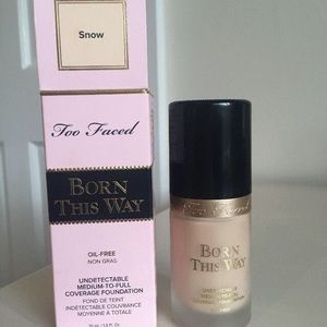 too faced born this way foundation SNOW